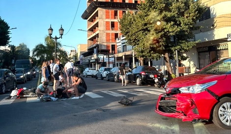 Campana Noticias | Dos motociclistas fueron hospitalizados tras fuerte ...